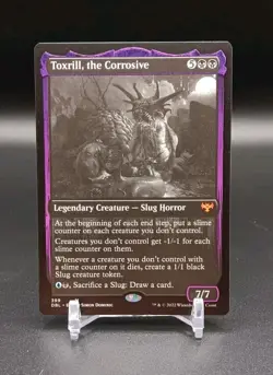 MTG Toxrill, the Corrosive #399- Innistrad: Double Feature-Regular Mythic- NM - Image 1
