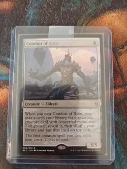 Conduit of Ruin Battle for Zendikar Regular, NM, MTG, FREE NEXT DAY SHIPPING! - Image 1