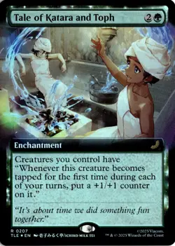 Tale of Katara and Toph (Extended Art) FOIL 207 TLE Avatar:TLA: Eternal-Legal NM - Image 1