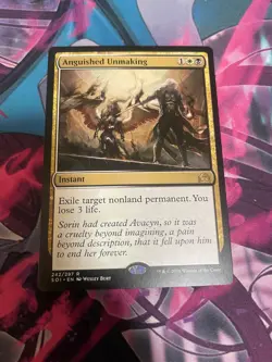 MTG - ANGUISHED UNMAKING - RARE - SOI - LP - Image 1