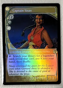 Captain Sisay (FOIL) [Future Sight Frame] Mystery Booster 2 256 MTG - Image 2