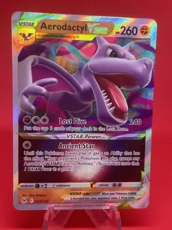 Pokemon Aerodactyl VSTAR (93/217) Lost Origin Nm HOLO - Image 1
