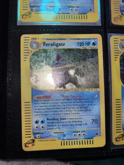 Feraligatr Holo Expedition Set Pokemon Card 12/165 WOTC MP - Image 5