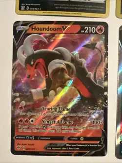 Pokemon HOUNDOOM V and Holo 4 Card Lot Houndour - Image 2