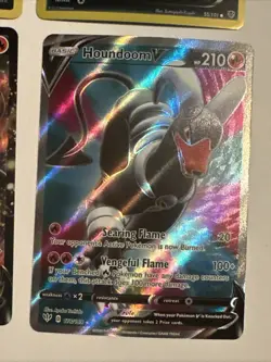 Pokemon HOUNDOOM V and Holo 4 Card Lot Houndour - Image 3