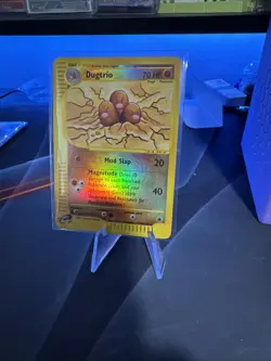 Pokemon TCG Dugtrio Reverse Holo Card 44/165 Expedition Base Set - Image 1