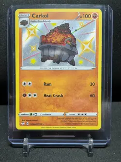Carkol SV068/SV122 Shiny Vault Holo Pokemon 2021 Shining Fates - NM - Image 1
