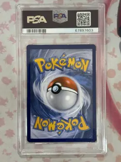 2016 POKEMON XY FATES COLLIDE FA/ GLACEON EX 116/124 PSA 8 NM-MT - Image 3