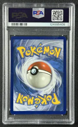 M LUCARIO EX PSA 8 2017 POKEMON MEGA POWERS COLL #55A PROMO FULL ART FA 5408 - Image 2