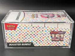 Pokemon 151 SV3.5 Booster Bundle Display Factory Sealed Case W/Acrylic Case - Image 4