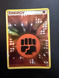 Pokemon TCG- Fighting Energy- 108/108- Reverse Holo Rare- Power Keepers- LP - Image 1