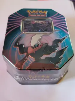 Pokemon Darkrai Knockout Collectible Tin 2021 Factory Sealed PKMN TCG NEW - Image 3