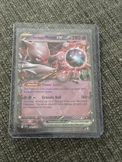 Pokemon TCG Team Rockets Mewtwo EX 081/182 - Image 1