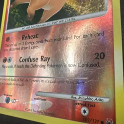 Vulpix 102/127 Reverse Holo Platinum Pokemon TCg - Image 3