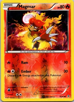 Magmar 16/83 Generations NM Reverse Holo Pokemon TCG - Image 1