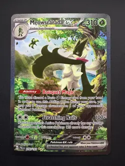 Meowscarada ex 256/193 Pokemon Paldea Evolved Special Illustration Rare NM 2023 - Image 1