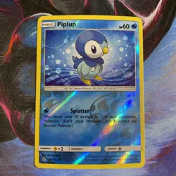 Piplup 31/156 Sm-Ultra Prism Reverse Holo Pokemon TCG - Image 1