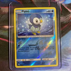 Piplup 31/156 Sm-Ultra Prism Reverse Holo Pokemon TCG - Image 3