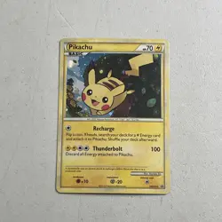 Pokemon TCG 2010 HeartGold & SoulSilver Black Star Promo -- Pikachu HGSS03 Holo - Image 1