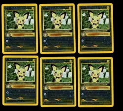 2000 WOTC POKEMON LEAGUE PICHU #35 BLACK STAR PROMO HOLO LOT OF 10 UNPLAYED - Image 2