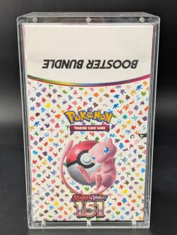 Pokemon 151 SV3.5 Booster Bundle Display Factory Sealed Case W/Acrylic Case - Image 1