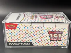 Pokemon 151 SV3.5 Booster Bundle Display Factory Sealed Case W/Acrylic Case - Image 4
