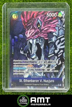 One Piece St. Ethanbaron V. Nusjuro Alt Art OP13-080 Carrying On His Will ENG - Image 1