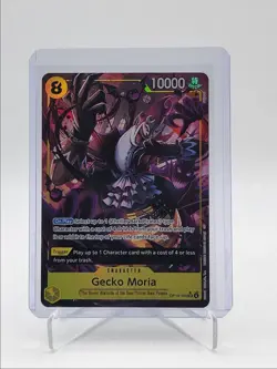 GECKO MORIA 2026 ONE PIECE AZURE SEA'S SEVEN SUPER RARE ALT #OP14-104 Q6027 - Image 1
