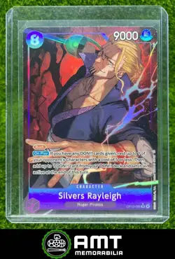 Silvers Rayleigh (Alternate Art) OP13-066 Carrying On His Will Foil One Piece - Image 1