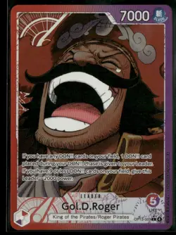 One Piece Gol. D. Roger Alternate Art Carrying on His Will Foil OP13-003 - Image 1