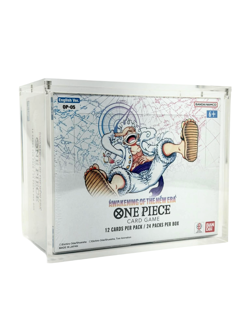 One Piece OP05 Booster Box Acrylic Case | UV Magnetic Display - Image 1