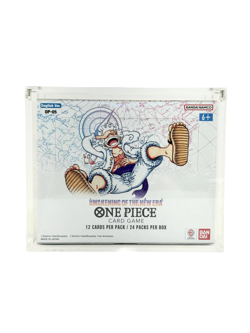 One Piece OP05 Booster Box Acrylic Case | UV Magnetic Display - Image 3