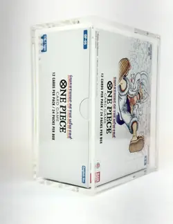 One Piece OP05 Booster Box Acrylic Case | UV Magnetic Display - Image 4