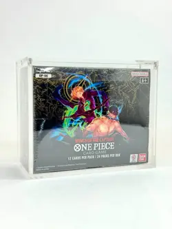 One Piece OP06 Booster Box Acrylic Display Case Magnetic Lid - Image 5