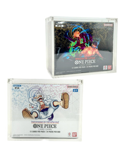 One Piece OP04–OP09 EB01 Booster Box Protective Acrylic Display Case - Image 1
