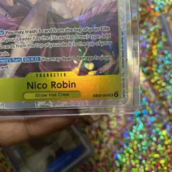 2026 One Piece TCG Nico Robin ENGLISH EB03-055 HEROINES SR - Image 4