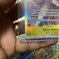 2026 One Piece TCG Nico Robin ENGLISH EB03-055 HEROINES SR - Image 5