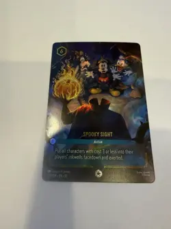Disney Lorcana TCG Spooky Sight Enchanted 237/204 Whispers In The Well - Image 1