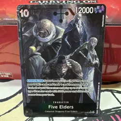 One Piece Card Game - Five Elders (Alternate Art) - OP13-082 SR* - ENGLISH - Image 1