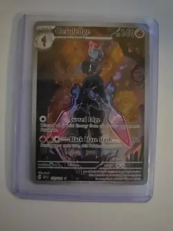 Pokemon Cards In Folder Sleeves and 3 Graded Slabs - Image 1