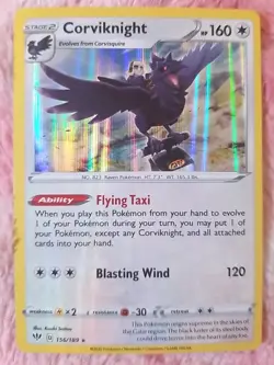 Corviknight 156/189 Pokemon Darkness Ablaze Rare Near Mint Holo Card - Image 1