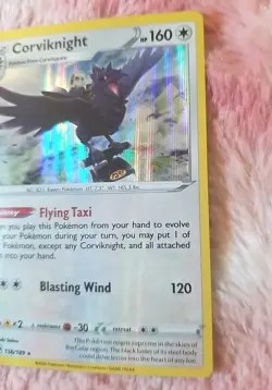 Corviknight 156/189 Pokemon Darkness Ablaze Rare Near Mint Holo Card - Image 3