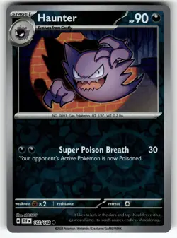 Haunter 103/162 SV05: Temporal Forces NM Pokemon Card TCG - Image 1