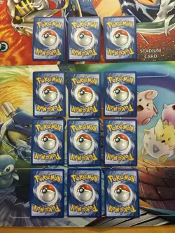 Vintage Pokemon Card Lot Reverse Holo Holo Fire Magmar Hitmonchan Lucario - Image 2
