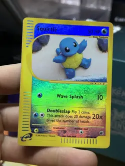 Squirtle 131/165 Expedition 2002 Reverse Holo e-Series Pokemon Card TCG - Image 3