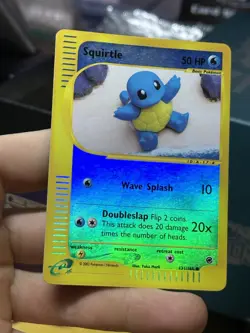 Squirtle 131/165 Expedition 2002 Reverse Holo e-Series Pokemon Card TCG - Image 4