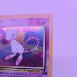 Mew 9 Holo Black Star Promo Wotc Pokemon Card TCG English NM (Swirl) - Image 3