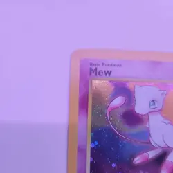 Mew 9 Holo Black Star Promo Wotc Pokemon Card TCG English NM (Swirl) - Image 4