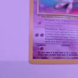 Mew 9 Holo Black Star Promo Wotc Pokemon Card TCG English NM (Swirl) - Image 5