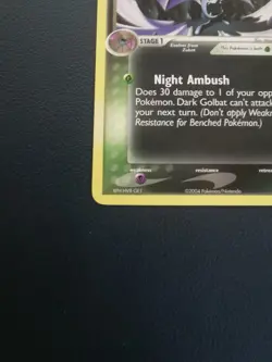 Pokemon Card Dark Golbat 34/109 EX Team Rocket Returns Uncommon - Image 4